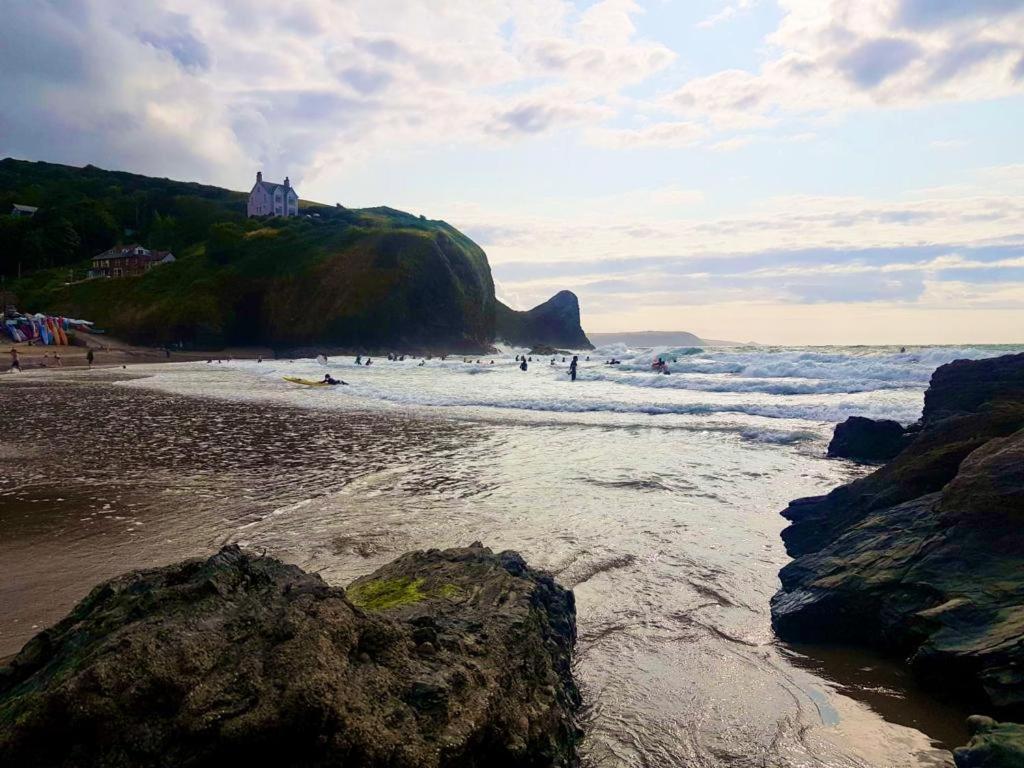 فيلا Wild Coastal Retreat At Troed Y Rhiw Aberporth, West Wales المظهر الخارجي الصورة