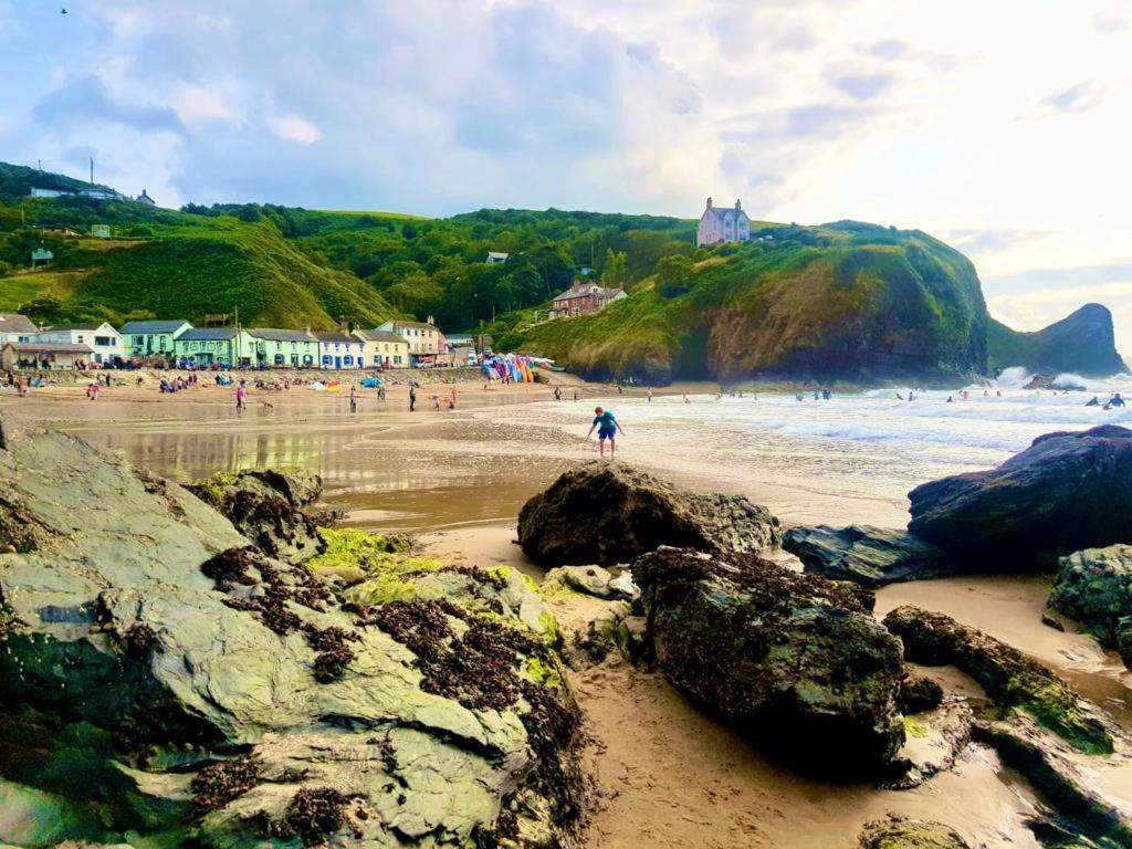فيلا Wild Coastal Retreat At Troed Y Rhiw Aberporth, West Wales المظهر الخارجي الصورة